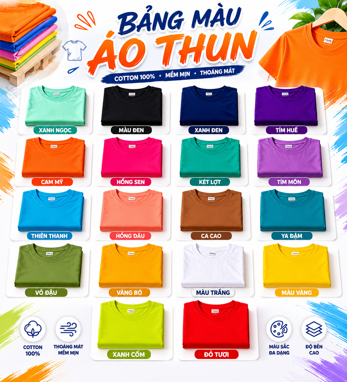 Áo Cờ Đỏ Sao Vàng Việt Nam Cotton 4 Chiều | Áo Nhóm, Du Lịch, Team Building - Ảnh 2