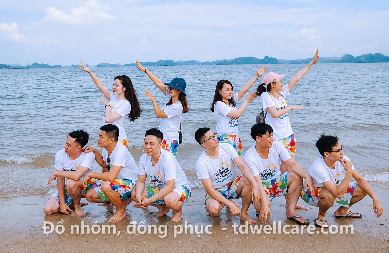 Áo Nhóm Cotton 4 Chiều In hình theo yêu cầu - Ảnh 8
