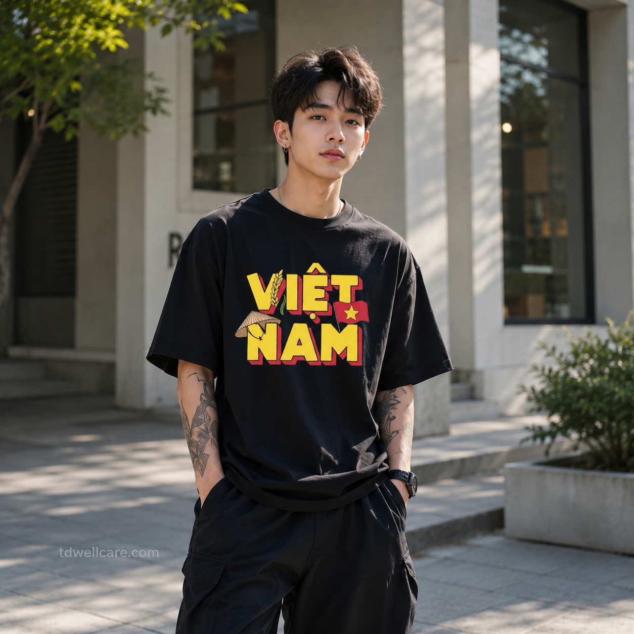 Áo Cờ Đỏ Sao Vàng Việt Nam Cotton 4 Chiều | Áo Nhóm, Du Lịch, Team Building - Ảnh 11