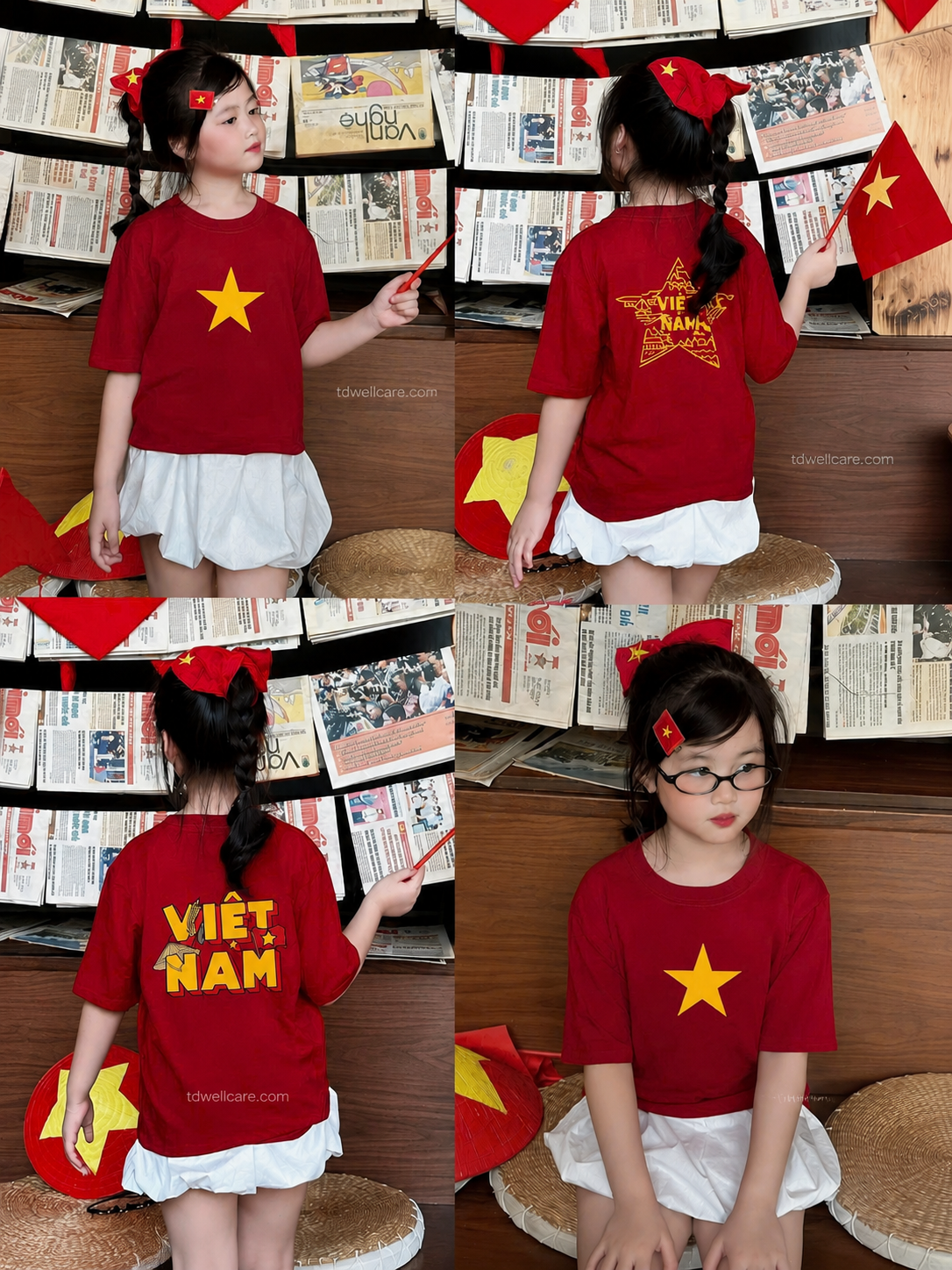 Áo Cờ Đỏ Sao Vàng Việt Nam Cotton 4 Chiều | Áo Nhóm, Du Lịch, Team Building - Ảnh 5