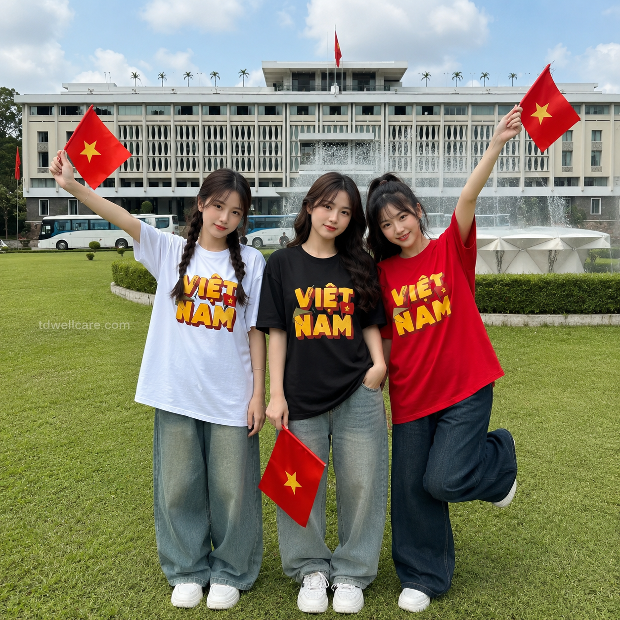 Áo Cờ Đỏ Sao Vàng Việt Nam Cotton 4 Chiều | Áo Nhóm, Du Lịch, Team Building - Ảnh 8