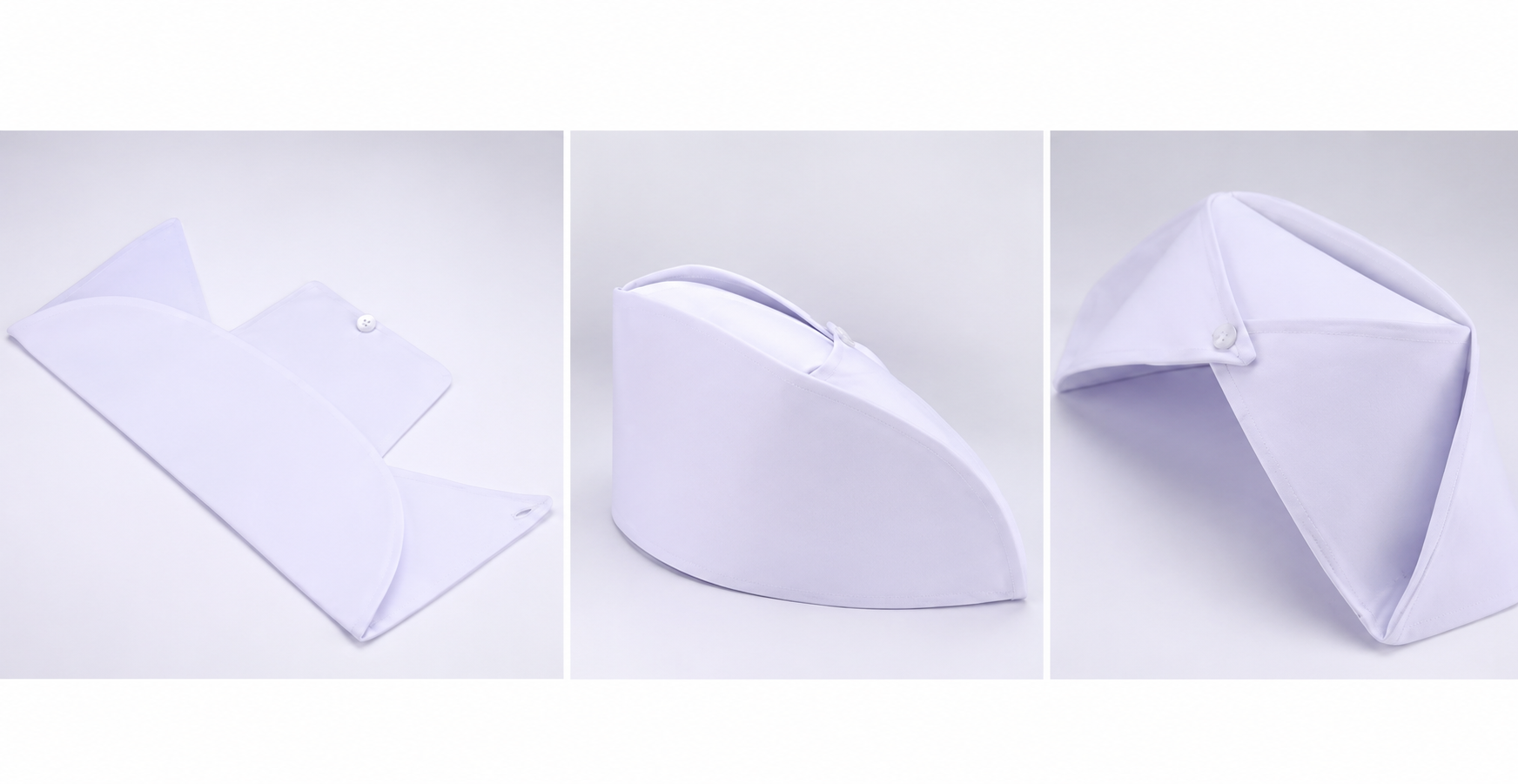 Nón Điều Dưỡng Trắng Xanh | Ép Keo Đứng Form, Có Nút Sau - Ảnh 2