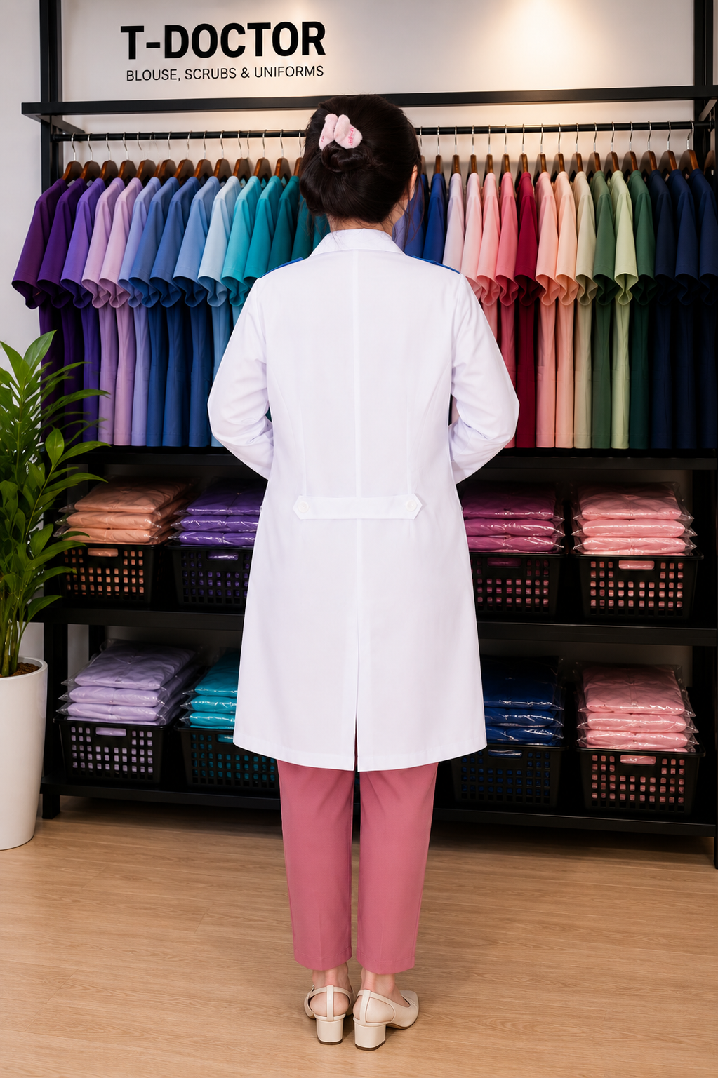 Blouse Sinh Viên Nữ dài tay | Đồng Phục Thực Tập Y Dược | T-Doctor - Ảnh 7