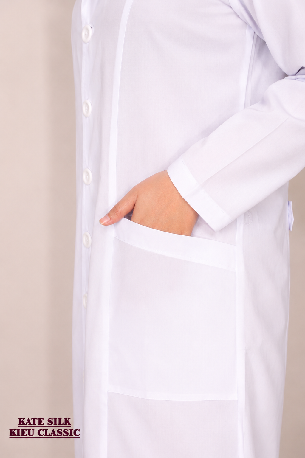 Blouse Sinh Viên Nữ dài tay | Đồng Phục Thực Tập Y Dược | T-Doctor - Ảnh 8